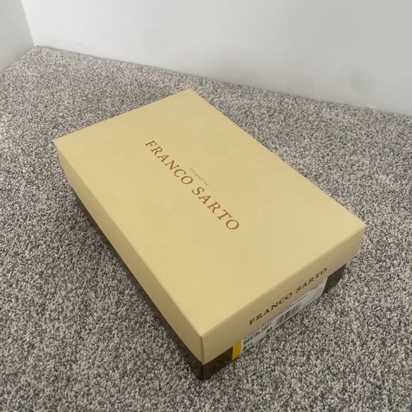 Franco Sarto Harper Black Peep Toe Wedge Heels - Size 8.5 (Box Included) - Picture 9 of 9